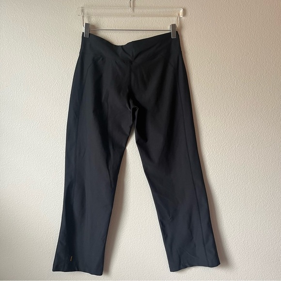 Lucy Black Capri Crop Leggings Size Small Short Athletic Activewear - Picture 5 of 6